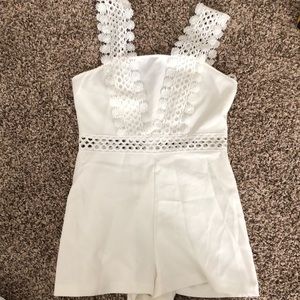 White Romper from Vestique